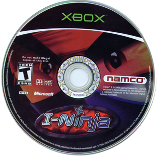 I-Ninja (USA) Game Disc